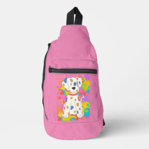Bandolera pintura de perro