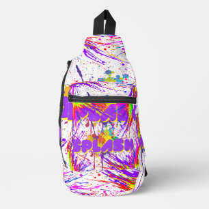Bandolera pintura de salpicadura