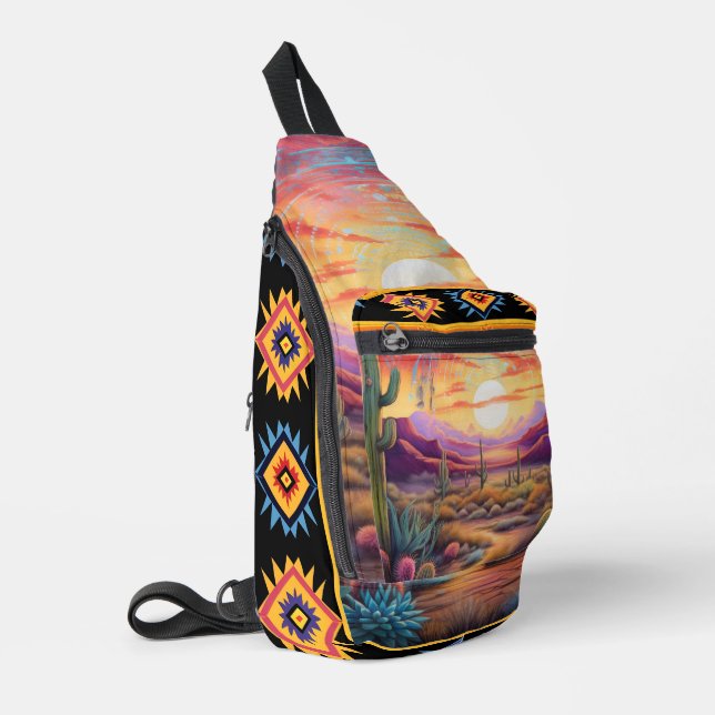 Bandolera Print Cut Sew Bag (Esquina izquierda)