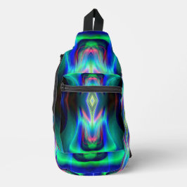 Bandolera Prisma azul cristalino