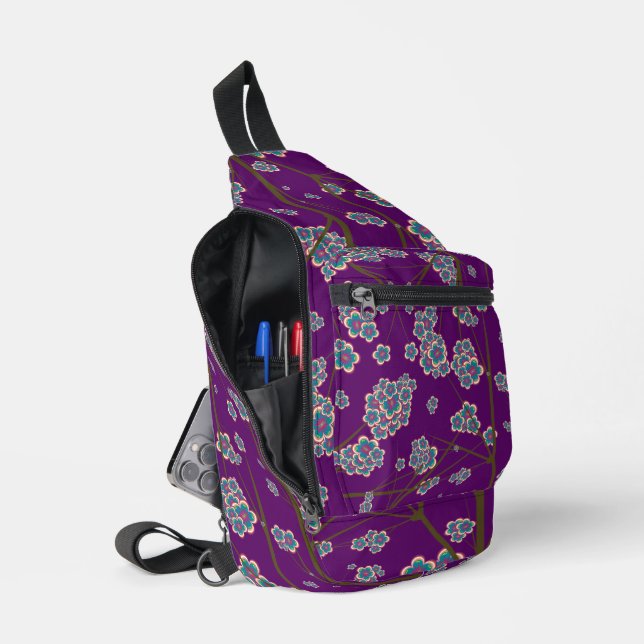 Bandolera Ramas peculiares Amethyst Sling Bag (Abierto)