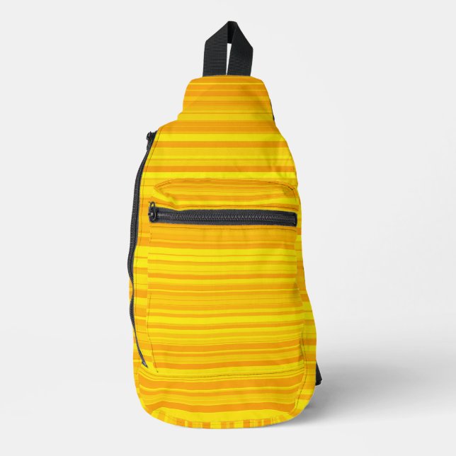Bandolera Rayas amarillas naranjas (Anverso)