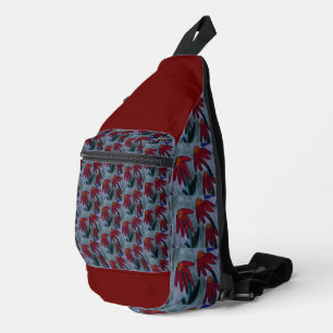 Bandolera Red Daisies