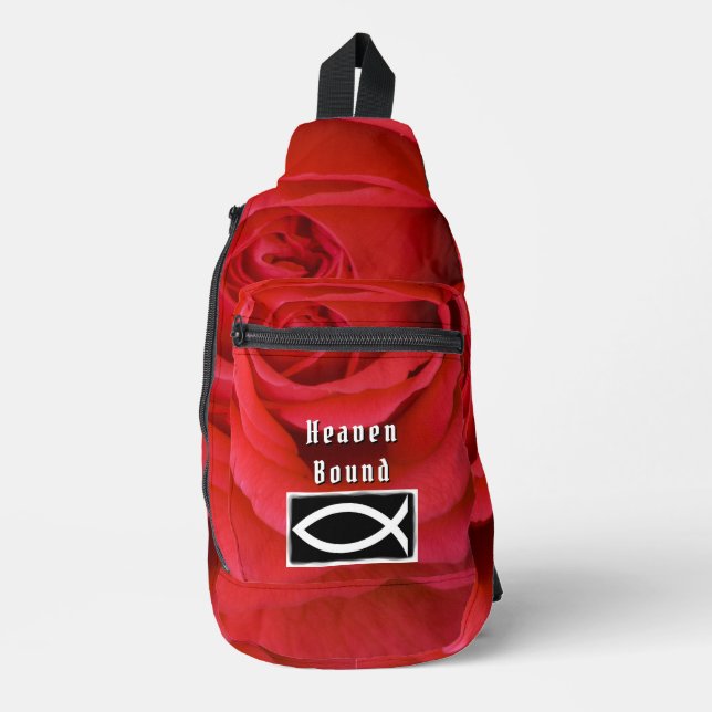 Bandolera Red Rose Heaven Bound (Anverso)