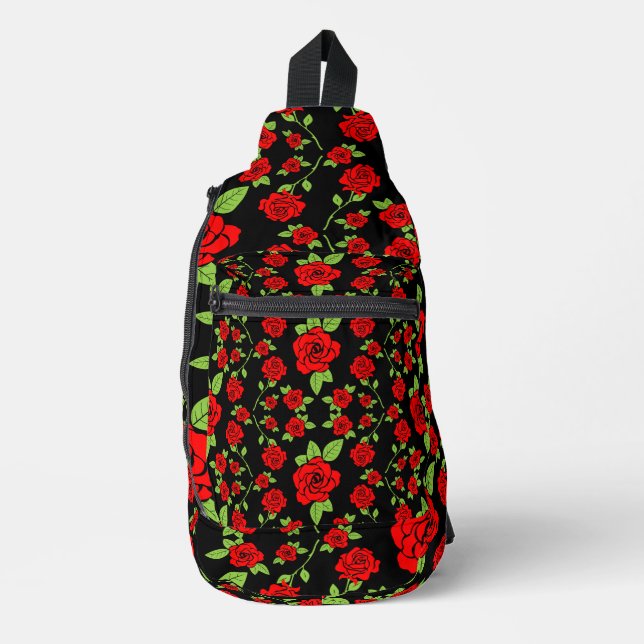 Bandolera Regalos de hogar de patrones de Rosa (Anverso)