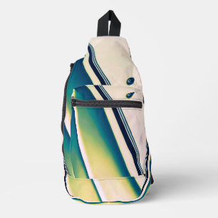 Bandolera Resumen del barco en Blue Sling Bag