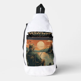 Bandolera 'Retirado No Caducado' Pesca Vintage