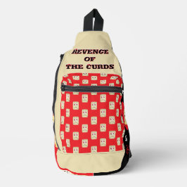 Bandolera Revenge of the Curds Print Cut Sew Bag