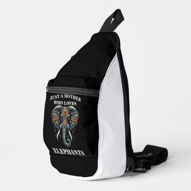 Bandolera Reveridad artística de los elefantes ornados (Esquina derecha)