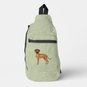Bandolera Rhodesian Ridgeback Perro León Africano Lindo Verd