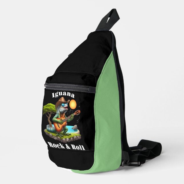 Bandolera Roca de habitante de ciénaga de Iguana Serenading (Esquina derecha)