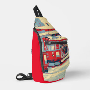 Bandolera Rojo azul de San Francisco