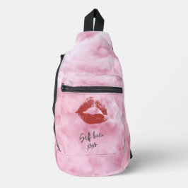 Bandolera Rosa nublado