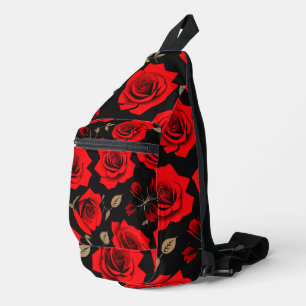 Bandolera Rosas rojas