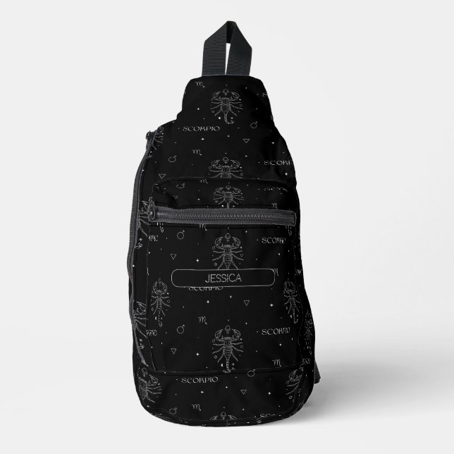 Bandolera Rótulo Escorpio Zodiac (Anverso)