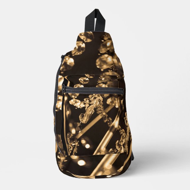 Bandolera Sepia Crystal Chandelier (Anverso)