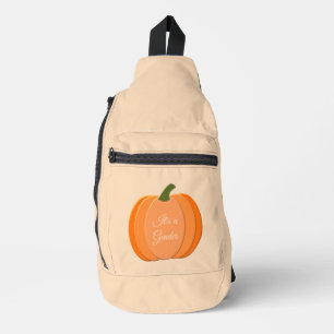 Bandolera Sexo de calabaza neutra de Naranja suave
