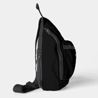 Bandolera Sign Language Interpreter Sling Bag Black