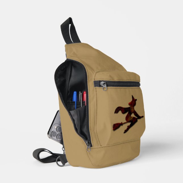 Bandolera Silhouette de la hora de la brujería (Abierto)