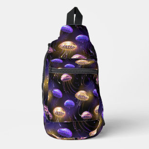 Bandolera Sin soldadura con medusas brillantes