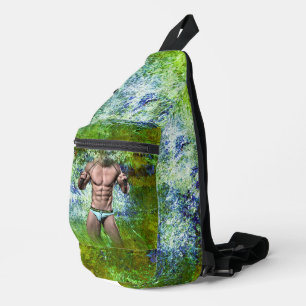 Bandolera SlipperyJoe's hombre adulto muy musculoso sin cami