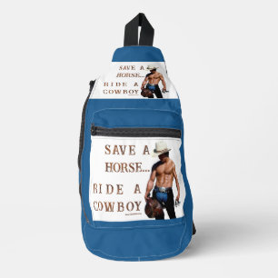 Bandolera SlipperyJoe's Save a horse Ride A Cowboy gorra mus