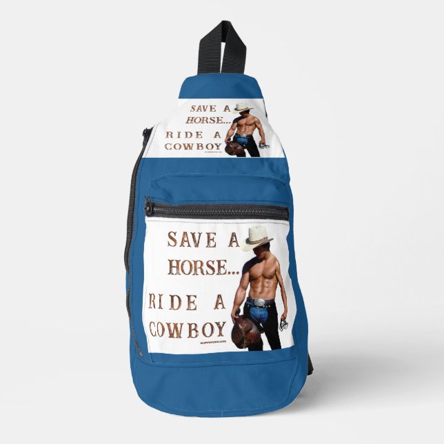 Bandolera SlipperyJoe's save horse montar paja cowboy gorra  (Anverso)