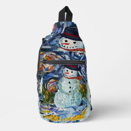 Bandolera Snowman Sling Bag