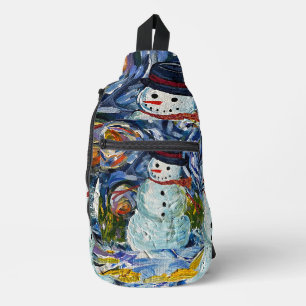 Bandolera Snowman Sling Bag