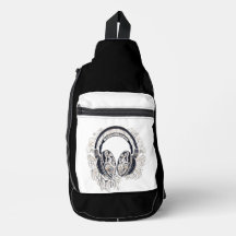 Sobre mis audífonos arte de IA