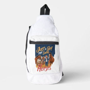 Bandolera Sólo Un Chica Que Ama A Los Caballos(1)