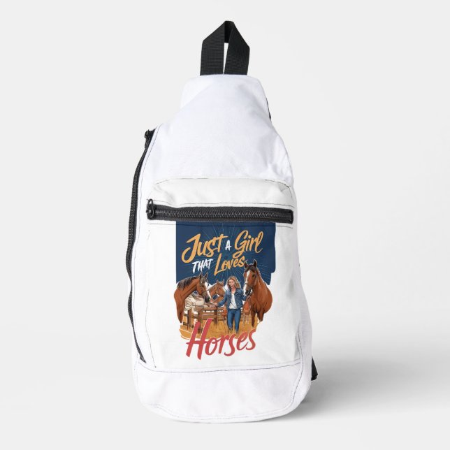 Bandolera Sólo Un Chica Que Ama A Los Caballos(1) (Anverso)