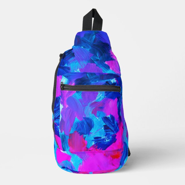 Bandolera SPWW Electric Vibes Crossbody Sling Bag (Anverso)