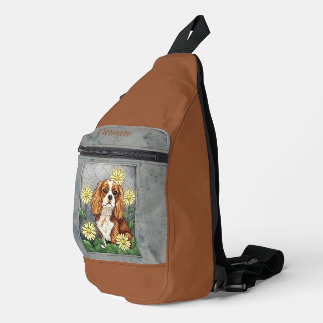Bandolera StainGlass King Charles Spaniel (Esquina derecha)