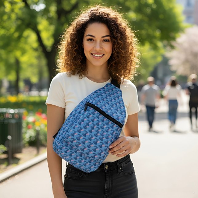 Bandolera Stitch Sling Bag (Subido por el creador)