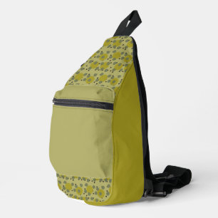 Bandolera Sueño Retro Aguacate Años 70 Círculos Atómicos