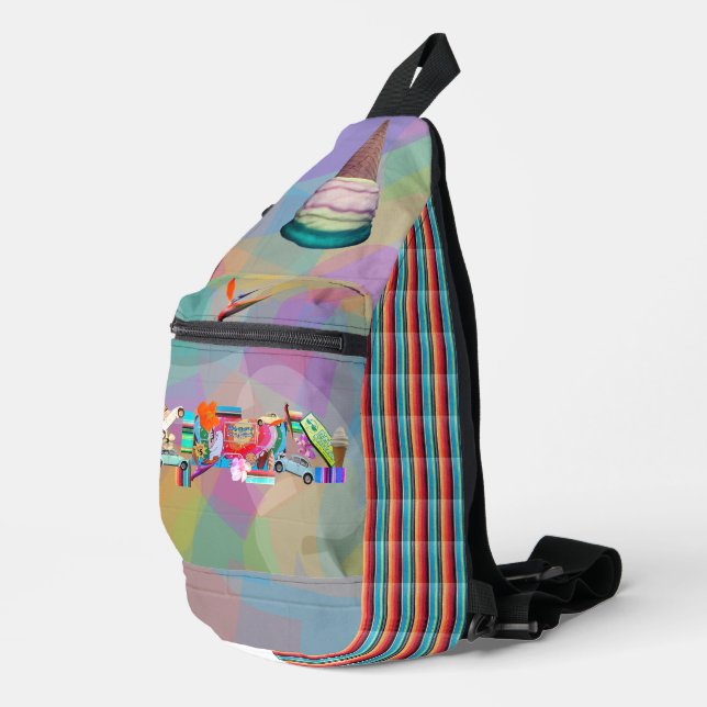 Bandolera Summertime Print Cut Sew Bag (Esquina derecha)