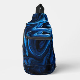 Bandolera Swirls Electric Blue