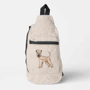 Bandolera Terrier Wheaten de Pelaje Suave Perro Lindo en Bei