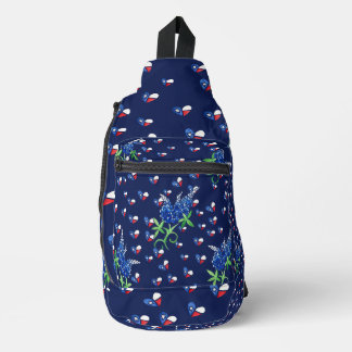 Bandolera Texas Bluebonnets "Texan Orgulloso"