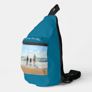 Bandolera Texto personalizado de su foto y Personalizado