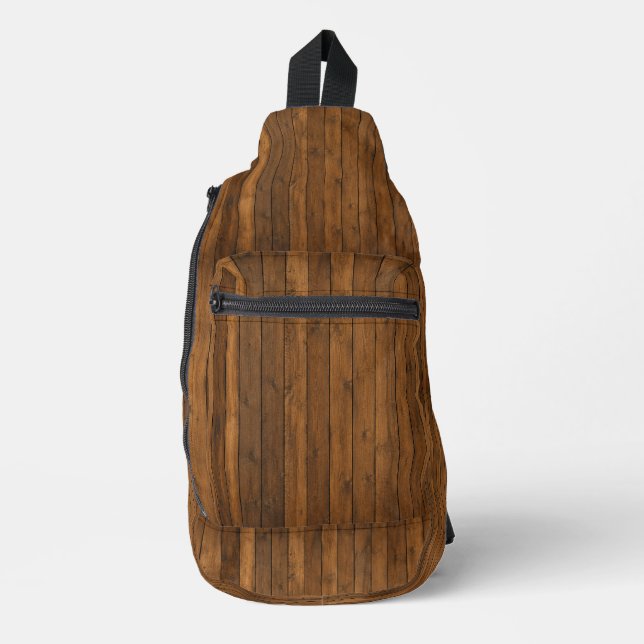 Bandolera Textura de madera (Anverso)