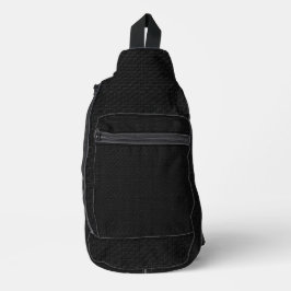 Bandolera Textura Micro Tech de Carbono Negro Sigiloso y Ele