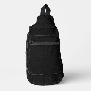 Bandolera Textura Micro Tech de Carbono Negro Sigiloso y Ele