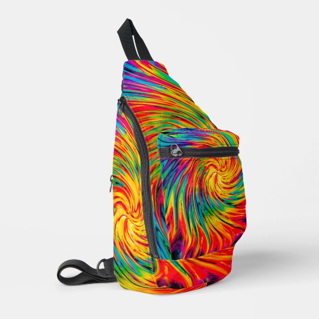 BANDOLERA TIE DYE VIENTO ABSTRACTO (Esquina izquierda)