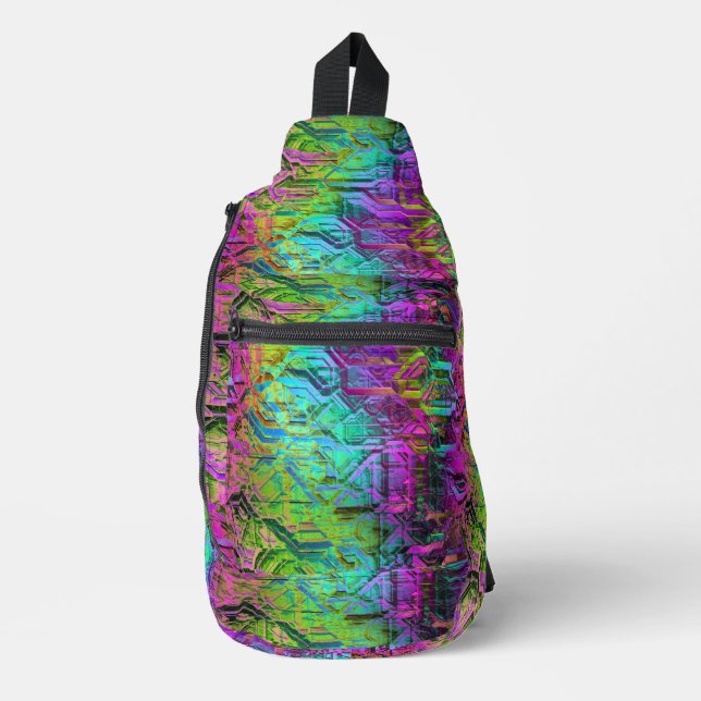 Bandolera titanio anodizado: (Anverso)