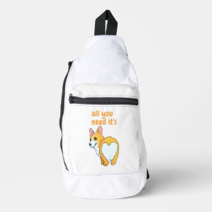 Bandolera todo lo que necesita es un mascota/sala