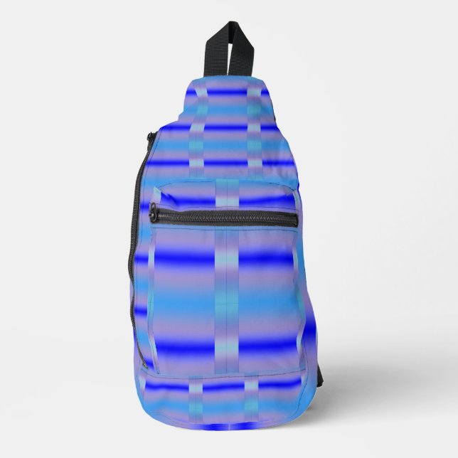 Bandolera Tonos azules (Anverso)