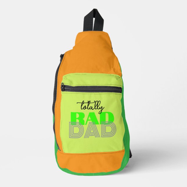 Bandolera Totalmente RAD DAD genial y moderno regalo del Día (Anverso)