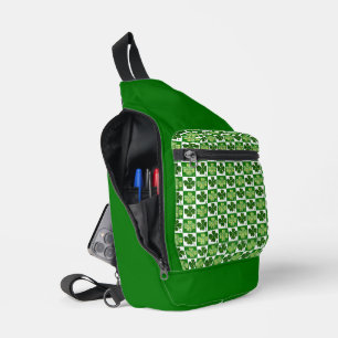 Bandolera Trebol de cuatro hojas del día de San Patricio de 